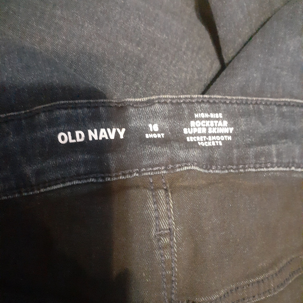 Old Navy Dark Blue Jeans - Picture 2 of 5